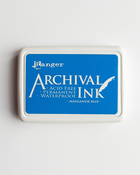 Archival ink Stempelkissen in Manganese Blue